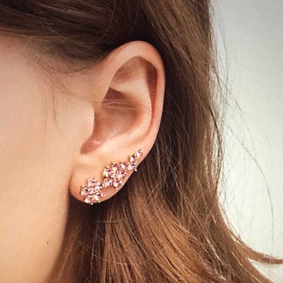 ♠️KATE SPADE FLOWER EAR PINS (NWT) - Picture 3 of 3